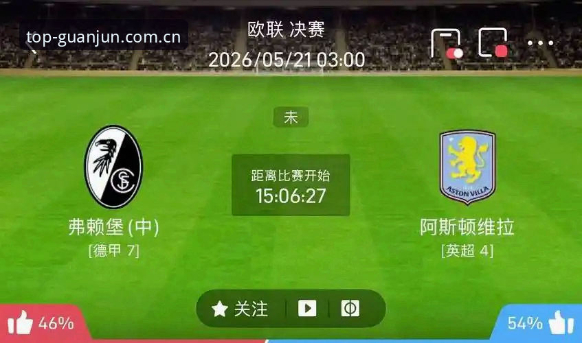 欧联杯决赛深度分析：维拉30年冠军荒终结背后的三大战术密码